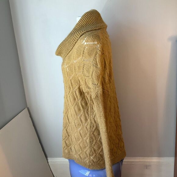 Elsamanda open Knit Oversized Cowl Neck Pullover, S. Mohair Blend - Picture 9 of 15